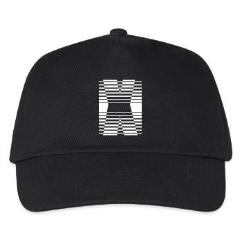 INITIAL X - Kids’ Baseball Cap - black - Front