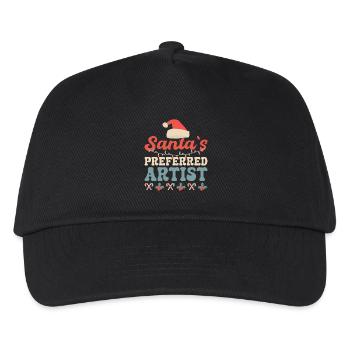 Santa´s Preferred Artist Gift - Kinder Basecap - Schwarz - Vorne