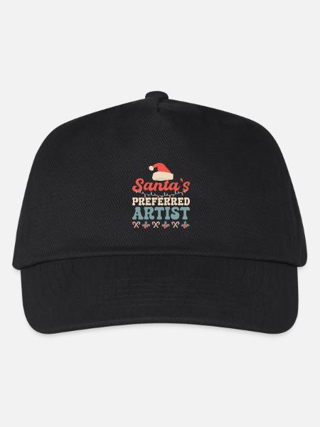 Santa´s Preferred Artist Gift - Kinder Basecap - Schwarz