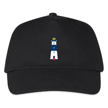 Balise de phare sur la côte - Casquette de baseball Enfant - noir - Devant