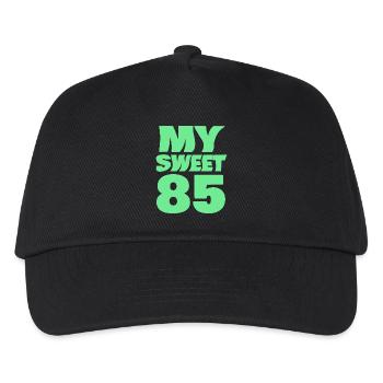 Sweet 85 - Kinder Basecap - Schwarz - Vorne