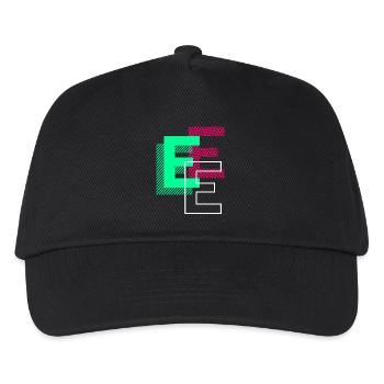 Lettre Initiale E Design Cadeau - Casquette de baseball Enfant - noir - Devant