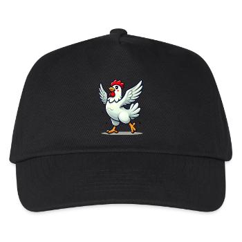 La vie s’améliore avec les poulets Graphique - Casquette de baseball Enfant - noir - Devant