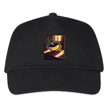 Bananes savoureuses sur une table - Casquette de baseball Enfant - noir - Devant