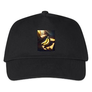 Leckere Bananenfrüchte - Kinder Basecap - Schwarz - Vorne