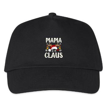 Mama Claus - Kinder Basecap - Schwarz - Vorne