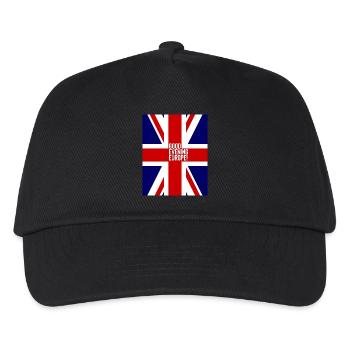 Eurovision Großbritannien - Kinder Basecap - Schwarz - Vorne