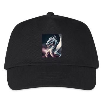 Dragon silhouette - Kids’ Baseball Cap - black - Front