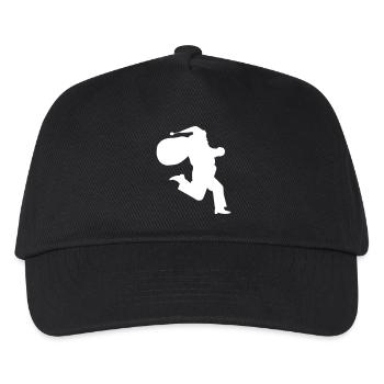 Santa Claus is running - Kinder Basecap - Schwarz - Vorne
