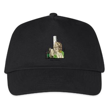 Lichtenstein Castle // Illustration - Kids’ Baseball Cap - black - Front