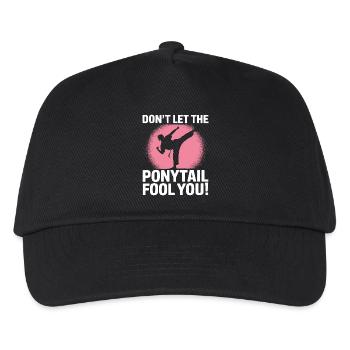 Karate with Determination - Kids’ Baseball Cap - black - Front