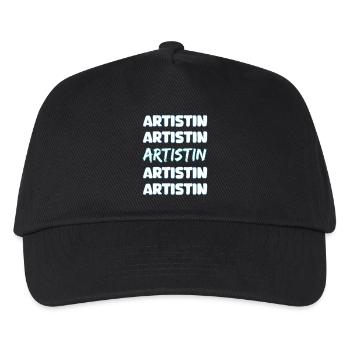 Geschenk für Artistin - Kinder Basecap - Schwarz - Vorne