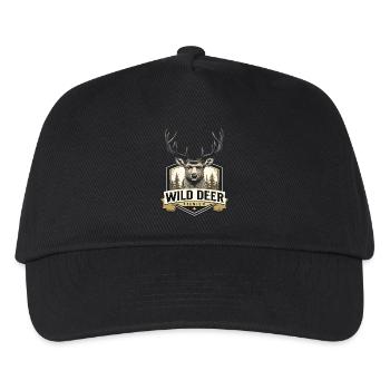 Majestic Wild Deer - Kids’ Baseball Cap - black - Front