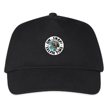 OH... SNAP! SELFIE TIME - Kids’ Baseball Cap - black - Front