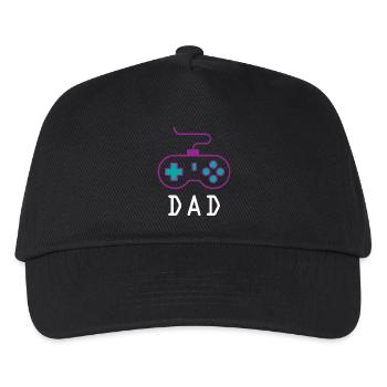 Dad Gamer - Kinder Basecap - Schwarz - Vorne