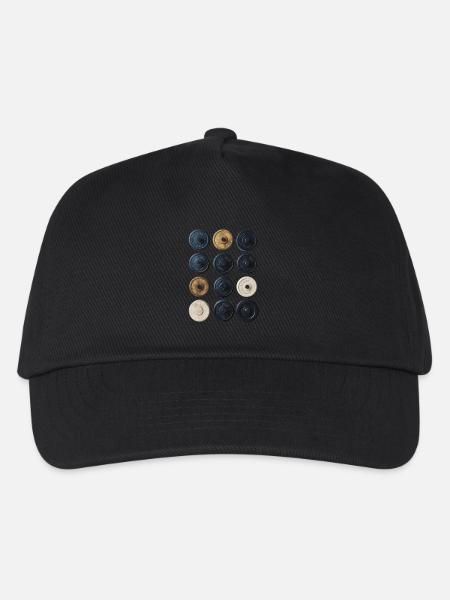 Zeitloses Sportmotiv Geschenk - Kinder Basecap - Schwarz