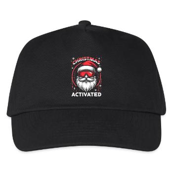 Christmas Mode Activated - Kinder Basecap - Schwarz - Vorne