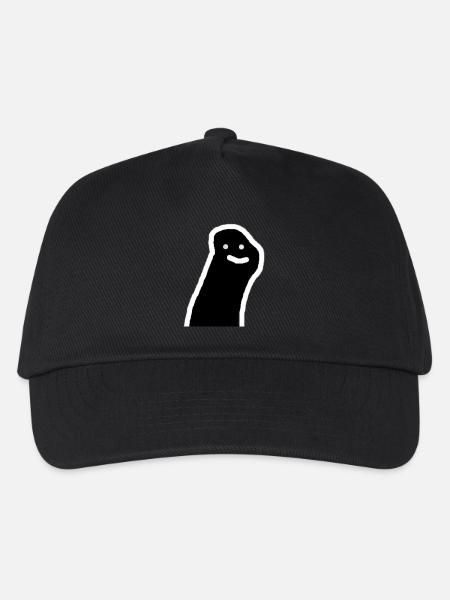 Wormy - Kinder Basecap - Schwarz