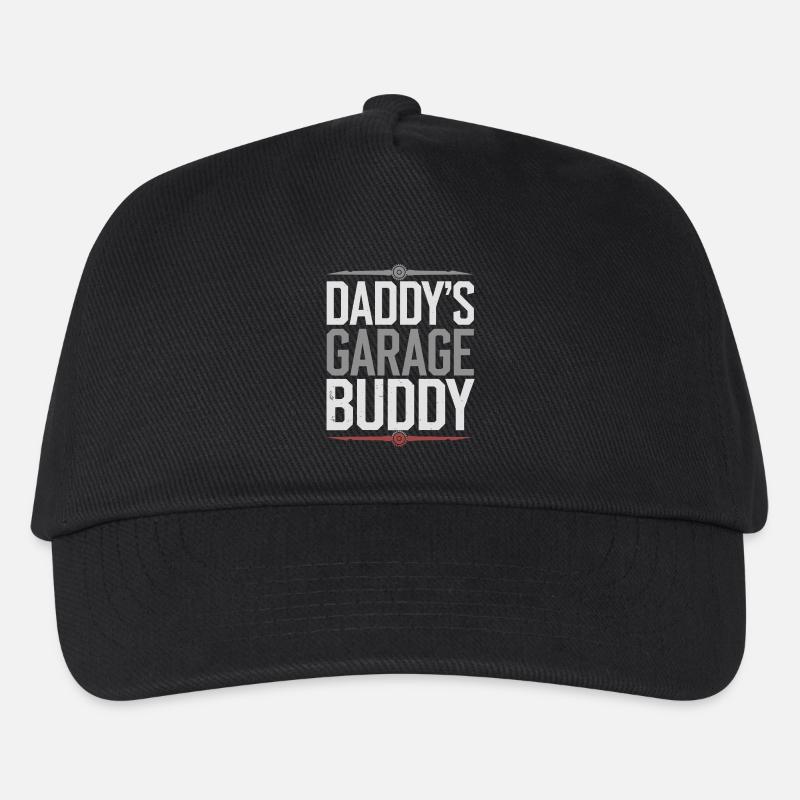 Technik-Abenteuer mit Papa - Kinder Basecap - Schwarz