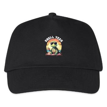 SHELL YEAH! - Kids’ Baseball Cap - black - Front