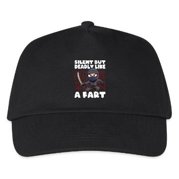 SILENCIEUX MAIS MORTEL COMME UN PET - Casquette de baseball Enfant - noir - Devant