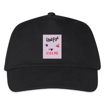 Kiss Me Cute TASCHE - Kinder Basecap - Schwarz - Vorne