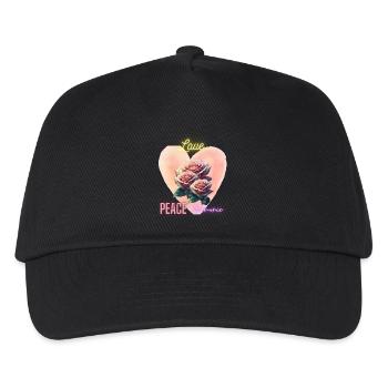 Love - Kids’ Baseball Cap - black - Front