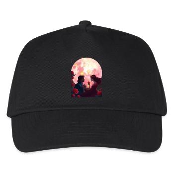 Rosenrot und ihr Prinz - Kinder Basecap - Schwarz - Vorne