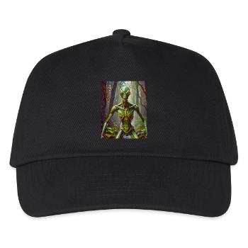 Mutant Monster halb Mensch halb Insekt Dark Horror - Kinder Basecap - Schwarz - Vorne
