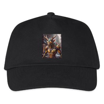 Mutant Monster halb Mensch halb Insekt Dark Horror - Kinder Basecap - Schwarz - Vorne