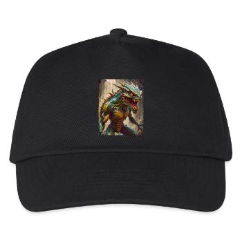 Monstre mutant mi-hommes mi-insecte sombre horreur - Casquette de baseball Enfant - noir - Devant