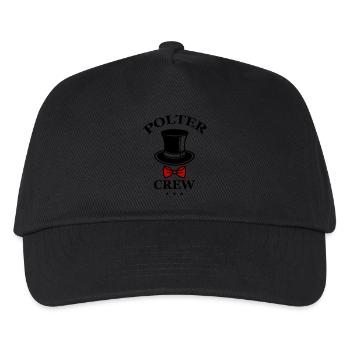 Polter Crew Verlobung Hochzeit - Kinder Basecap - Schwarz - Vorne