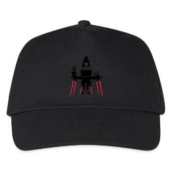 Apprendre Femme Emploi Informatique - Casquette de baseball Enfant - noir - Devant