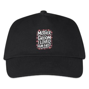 Marié Mariage Mariage - Casquette de baseball Enfant - noir - Devant