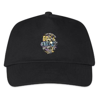 Ride Fast, Get Dirty - Motocross Saying - Kids’ Baseball Cap - black - Front