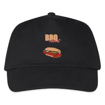 BBQ // Illustration - Casquette de baseball Enfant - noir - Devant