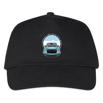 Pickup front view - Kids’ Baseball Cap - black - Front