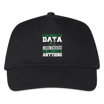 Data Analysis Data Integration Data Science - Kids’ Baseball Cap - black - Front