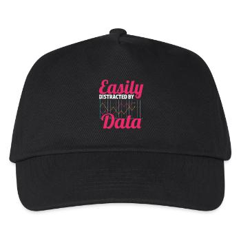 Analyst Datenerfassung Dateningenieur Daten - Kinder Basecap - Schwarz - Vorne