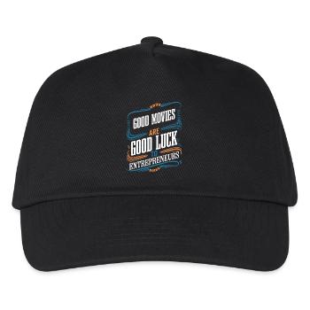 Good Movies Are Good Luck To Entrepreneurs - Kids’ Baseball Cap - black - Front