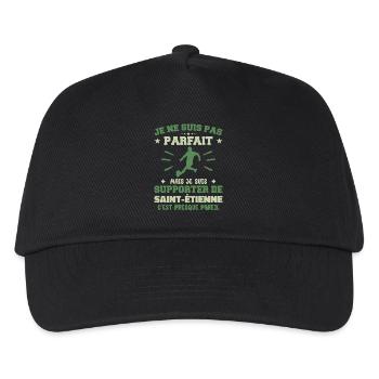 I am a supporter of Saint Étienne - Kids’ Baseball Cap - black - Front