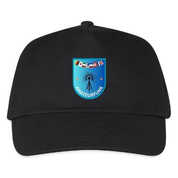 AMATEURFUNK - Kinder Basecap - Schwarz - Vorne