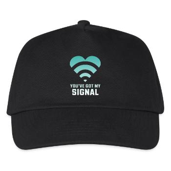 You've got my signal - Kids’ Baseball Cap - black - Front