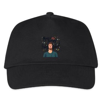 Music is my therapy - Kids’ Baseball Cap - black - Front