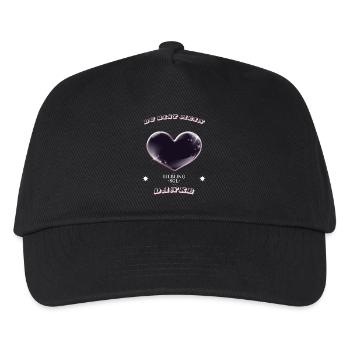 Romantisches Valentinstags Geschenk Liebe Partner - Kinder Basecap - Schwarz - Vorne