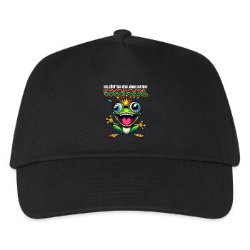 Carnival Frog Frog Prince Cologne Alaaf Funny - Kids’ Baseball Cap - black - Front