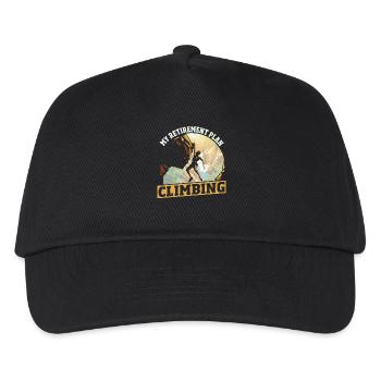 Wall climbers Rock climbing Retirement provision Climbing - Kids’ Baseball Cap - black - Front
