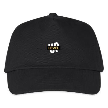 Levelup - Kinder Basecap - Schwarz - Vorne