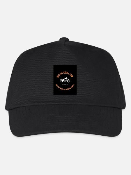 Motorradliebe - Kinder Basecap - Schwarz