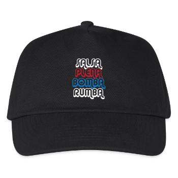 Salsa Dancer Dancer - Kids’ Baseball Cap - black - Front